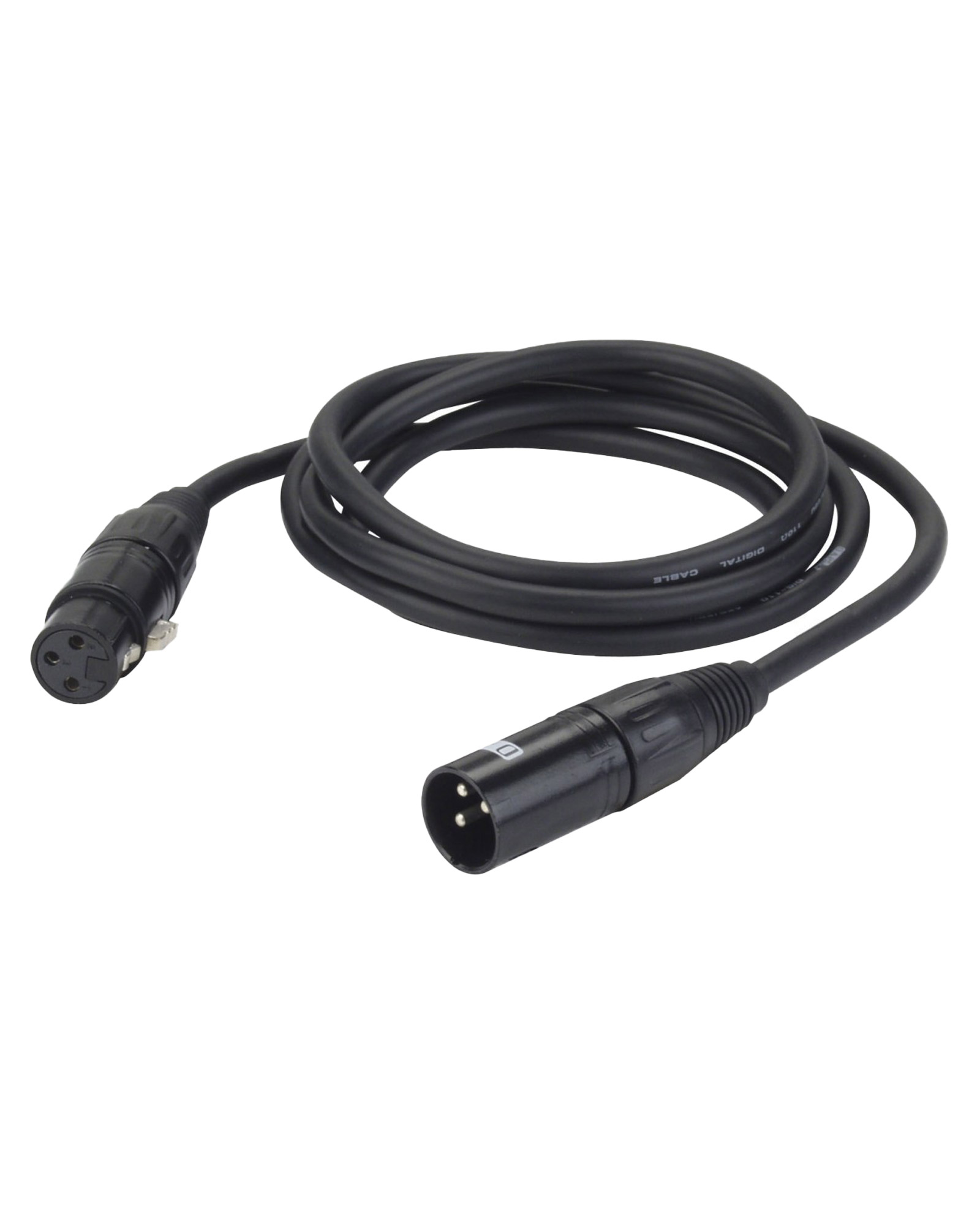 3 Pin XLR DMX / Audio Microphone Mic Extension Cable 110 Ohm 0.75m
